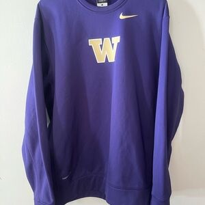 Washington Huskies Nike Therma-Fit Purple Sweatshirt